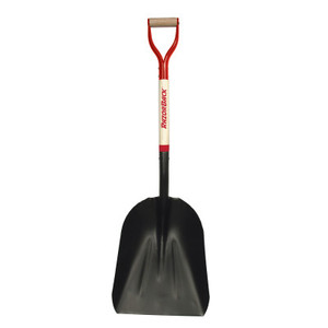 The Ames Companies  Inc. Steel Scoops  17 In X 14 In Blade  27 In White Ash Steel D-Grip Handle (760-53117) View Product Image