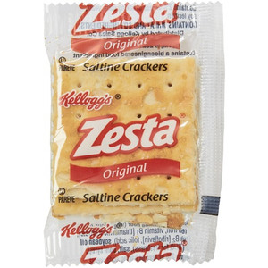Kellogg's Zesta Saltine Crackers Packets - Fat-free, Cholesterol-free - Salty - 2 - 2/Pack Product Image 