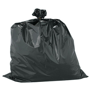 Warp Brothers Flex-O-Bag Trash Can Liners  33 Gal  2.5 Mil  33 In X 40 In  Black (795-Hb33-60) View Product Image