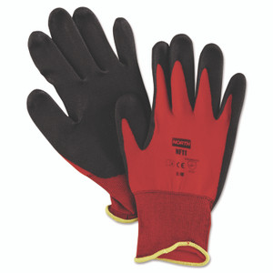 North Safety NorthFlex Red Foamed PVC Palm Coated Gloves, Medium, Dozen View Product Image