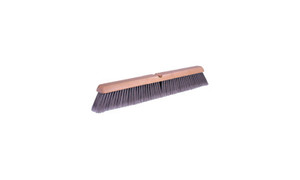 Weiler Flagged Silver Polystyrene Fine Sweep Brushes  24 In Hardwood Block  3 In Trim L (804-42042) View Product Image