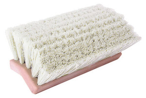 10" Bi-Level Scrub Brushflagged White Polystyren (804-44699) View Product Image
