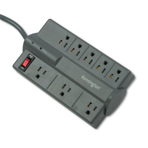 Kensington Guardian Premium Surge Protector, 8 AC Outlets, 6 ft Cord, 1,080 J, Gray View Product Image