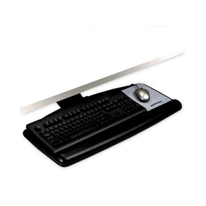 3M Easy Adjust Keyboard Tray, Standard Platform, 23" Track, Black (MMMAKT90LE) View Product Image