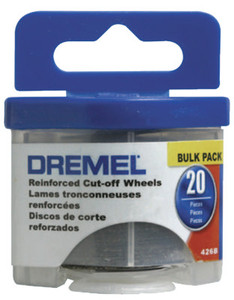 Bulk Pack- Reinforced Cut-Off Wheels (20Pc.) View Product Image