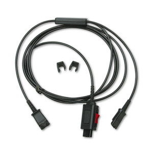 poly Y Splitter Adapter for Training Purposes, Black View Product Image