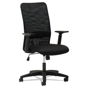OIF Mesh High-Back Chair, Supports Up to 225 lb, 16" to 20.5" Seat Height, Black (OIFSM4117) View Product Image