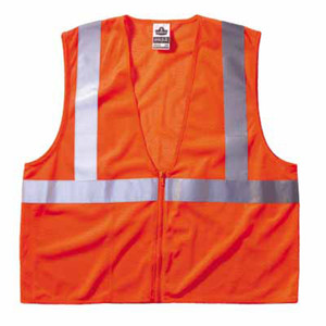 Economy Vest Class Ii Mesh Zipper Lime  S/M (150-21053) Product Image 
