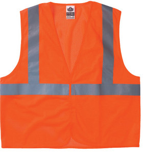 Economy Vest Class Ii Mesh H&L Orange Size 4Xl/5 (150-21019) View Product Image