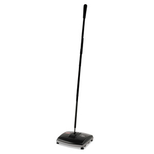 Rubbermaid Commercial Floor and Carpet Sweeper, 44" Handle, Black/Gray View Product Image