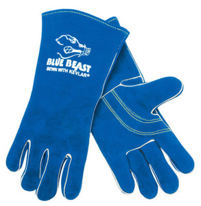 13" Blue Beast Welders Gloves Reinforced (127-4600) View Product Image