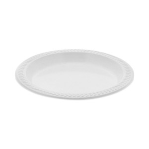 Pactiv Evergreen Meadoware Impact Plastic Dinnerware, Plate, 6" dia, White, 1,000/Carton (PCTYMI6) View Product Image