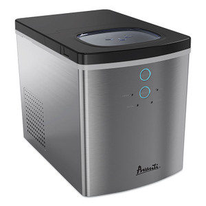 Avanti Portable/Countertop Ice Maker, 25 lb, Stainless Steel (AVAIM1213SIS) View Product Image
