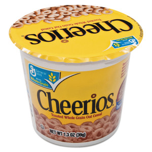 General Mills Cheerios Breakfast Cereal, Single-Serve 1.3 oz Cup, 6/Pack View Product Image