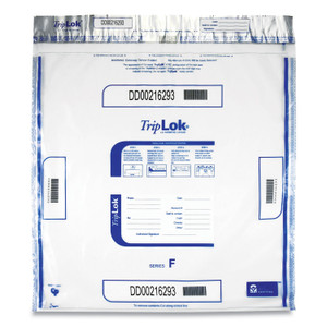 TripLOK Deposit Bag, Plastic, 20 x 20, Clear, 250/Carton (CNK585064) View Product Image