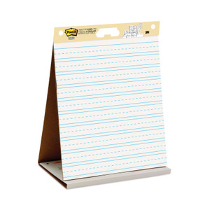 Post-it Easel Pads Super Sticky Self-Stick Tabletop Easel Pad with Command Strips, Presentation Format (1.5" Rule), 20 x 23, White, 20 Sheets View Product Image