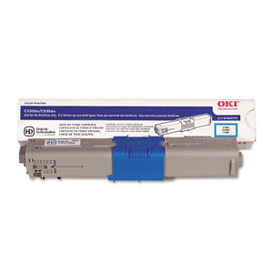 Oki 44469703 Toner, 3,000 Page Yield, Cyan (OKI44469703) View Product Image