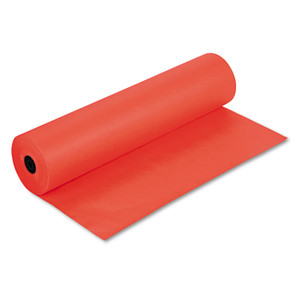 Pacon Spectra ArtKraft Duo-Finish Paper, 48 lb Text Weight, 36" x 1,000 ft, Orange (PAC67101) View Product Image