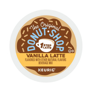 The Original Donut Shop Vanilla One Step Latte, 20/Box (DIE8177) View Product Image