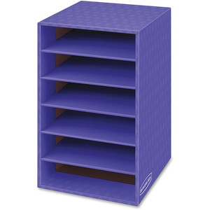 Bankers Box 6-Compartment Shelf Organizer - 6 Compartment(s) - Compartment Size : 2.63" x 11" x 13" - 18" Height x 11.88" Width x 13.25" Depth - Desktop - Sturdy Product Image 