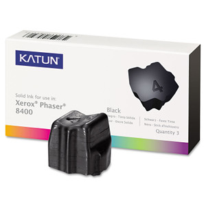 Katun Compatible 108R00604 Solid Ink Stick, 3,400 Page-Yield, Black, 3/Box (KAT38707) View Product Image