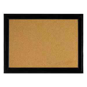 Cork Bulletin Board With Black Frame, 17 X 11 (QRT79279) View Product Image