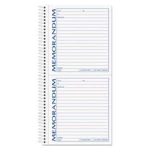 TOPS Memorandum Book, Two-Part Carbonless, 5.5 x 5, 2 Forms/Sheet, 100 Forms Total (TOP4150) View Product Image