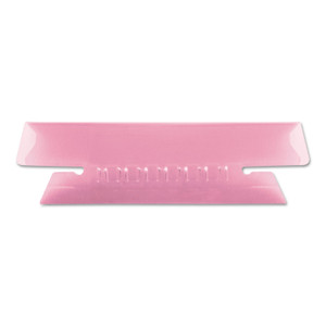 Pendaflex Transparent Colored Tabs For Hanging File Folders, 1/3-Cut, Pink, 3.5" Wide, 25/Pack (PFX4312PIN) View Product Image