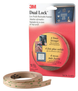 3M Dual Lock Reclosable Fastener SJ3540, Type 250, 1 in x 50 yd, Black View Product Image