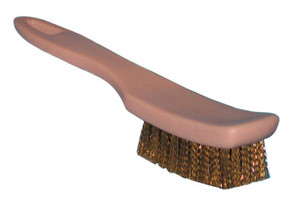 Magnolia Brush White Sidewall Brushes, 8 1/2 in Foam Plastic Block, 5/8 in Trim L, Brass View Product Image