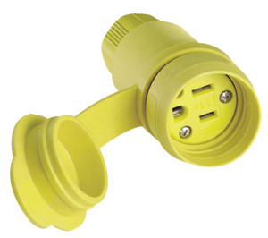 15 AMP YLW CONNECTOR BODY IND WATERTIGHT ELASTOM (309-15W47) View Product Image