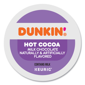 Dunkin Donuts Milk Chocolate Hot Cocoa K-Cup Pods, 22/Box (GMT1261) View Product Image