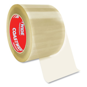Coastwide Professional Industrial Packing Tape, 3" Core, 1.8 mil, 3" x 110 yds, Clear, 24/Carton (CWZ24330715) View Product Image