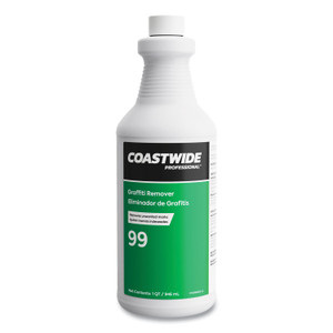 Coastwide Professional Graffiti Remover, 0.95 L Bottle, 6/Carton (CWZ24425447) View Product Image