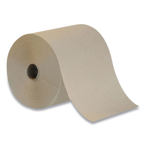 Coastwide Professional Hardwound Paper Towels, 1-Ply, 7.87" x 350 ft, Natural, 12 Rolls/Carton (CWZ365383) View Product Image