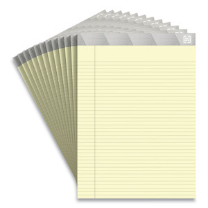 Notepads, Narrow Rule, 50 Canary-Yellow 8.5 X 11.75 Sheets, 12/pack (TUD24419932) View Product Image