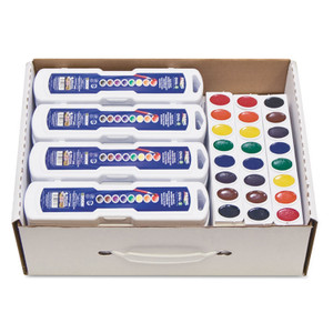 Prang Professional Watercolor Master Pack: 24 Eight-Color Palette Sets and 12 Eight-Color Refill Strips, Assorted Colors (DIX08020) View Product Image