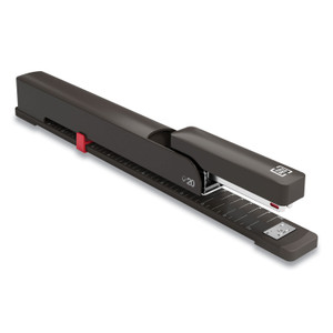 Long Reach Stapler, 20-Sheet Capacity, 12" Throat, Black (TUD24418187) View Product Image