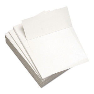 Lettermark Custom Cut-Sheet Copy Paper, 92 Bright, Micro-Perforated 3.66" from Bottom, 20 lb Bond Weight, 8.5 x 11, White, 500/Ream (DMR8821) View Product Image