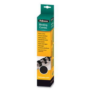 Fellowes Plastic Comb Bindings, 5/16" Diameter, 40 Sheet Capacity, White, 100/Pack View Product Image