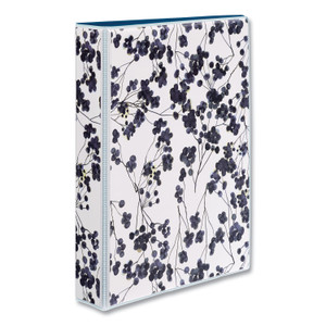 Avery Durable Mini Size Non-View Fashion Binder with Round Rings, 3 Rings, 1" Capacity, 8.5 x 5.5, Floral/Navy (AVE18444) View Product Image