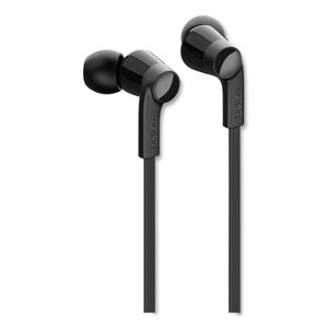 Belkin SOUNDFORM Headphones with Lightning Connector, 44" Cord, Black (BLKG3H0001BTBLK) View Product Image