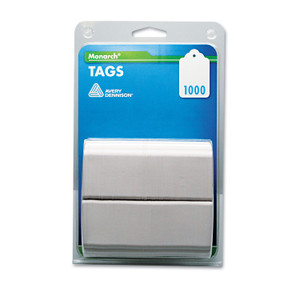 Monarch Refill Tags, 1.25 x 1.5, White, 1,000/Pack (MNK925047) View Product Image