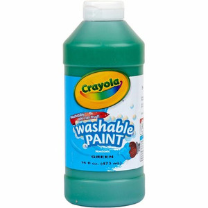 Crayola Washable Paint - 1 Color(s) - Green - 16 oz - Washable Product Image 