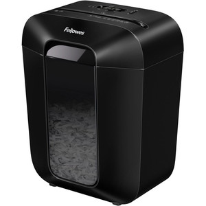 Fellowes LX45 Cross-cut Shredder - Non-continuous Shredder - Cross Cut - 8 Per Pass - for shredding Staples, Paper, Paper Clip, Credit Card - 0.156" x 1.563" Shred Size Product Image 