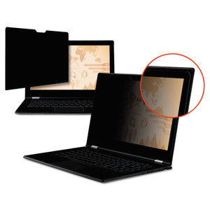 3M Touch Compatible Blackout Privacy Filter for 15.6" Widescreen Laptop, 16:9 Aspect Ratio (MMMPF156W9E) Product Image 