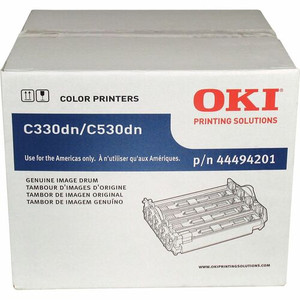 Oki 44494201 Image Drum - LED Print Technology - 20000 - Black, Color Product Image 