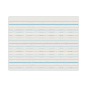 Pacon Alternate Dotted Newsprint Paper, 1/2" Two-Sided Long Rule, 8.5 x 11, 500/Pack (PAC2623) View Product Image