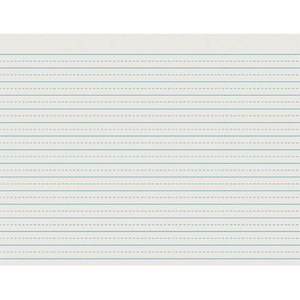 Pacon Alternate Dotted Ruled Newsprint - Letter - 500 Sheets - 0.50" Ruled - 30 lb Basis Weight - Letter Product Image 