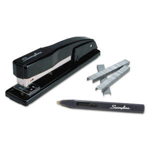 Swingline Commercial Desk Stapler Value Pack, 20-Sheet Capacity, Black (SWI44420) View Product Image